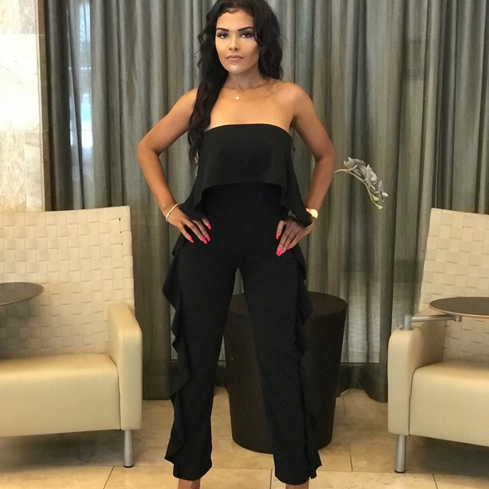 RUFFLED JUMPSUIT
